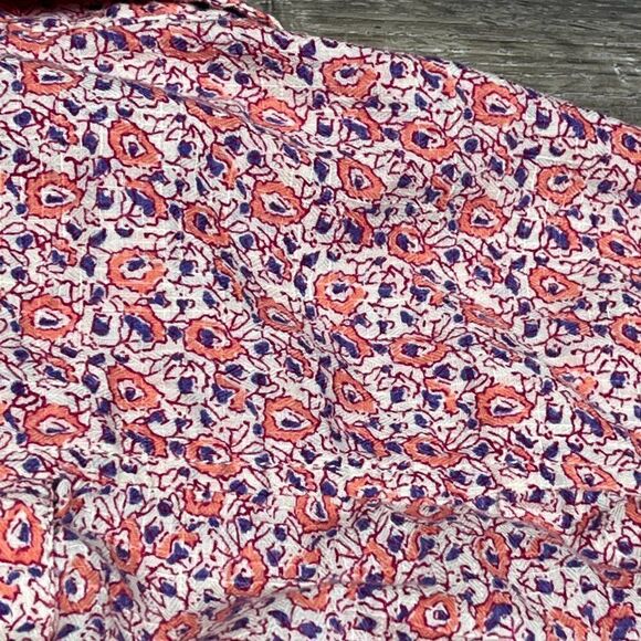 Anthropologie Holding Horses pink floral button blouse Size 2 - Picture 11 of 14